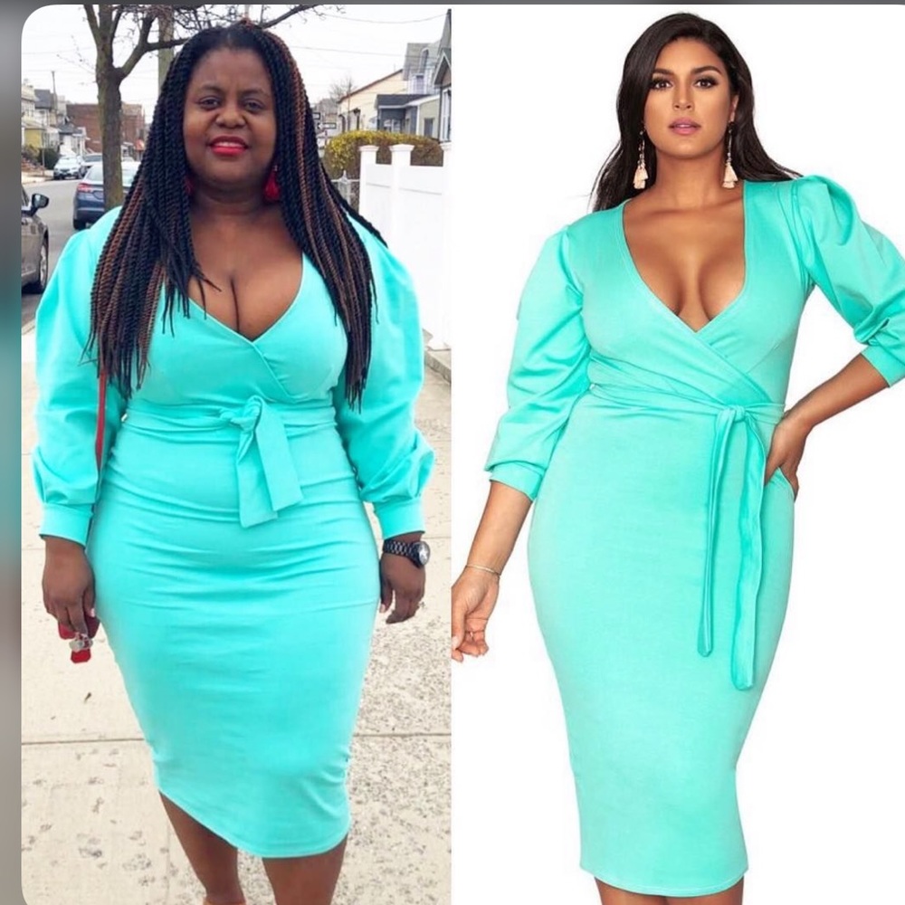 Candace wrap dress